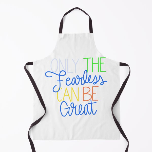 Item preview, Only the Fearless Can Be Great designed and sold by Simplesticker21.