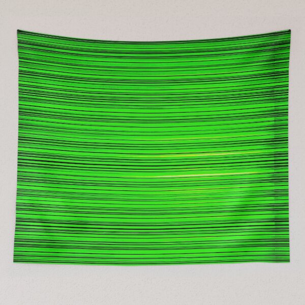 Item preview, Horizontal Bright green stripes designed and sold by michplante60.