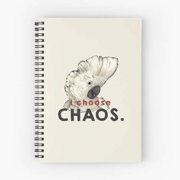 Item preview, Funny Bird Cockatoo I Choose Chaos Meme designed and sold by art-injoy.