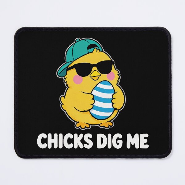 Item preview, FUNNY hip hop easter CHICKS DIG ME designed and sold by Uglyandcute.
