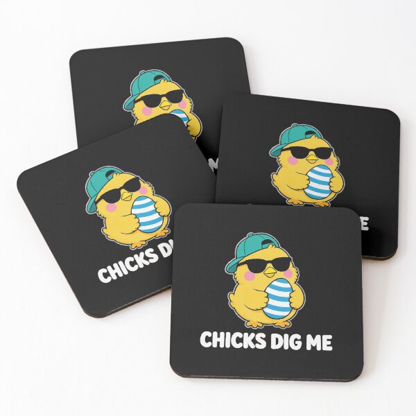 Item preview, FUNNY hip hop easter CHICKS DIG ME designed and sold by Uglyandcute.