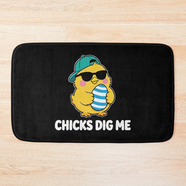 Item preview, FUNNY hip hop easter CHICKS DIG ME designed and sold by Uglyandcute.