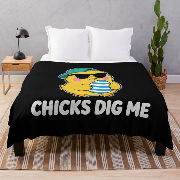 Item preview, FUNNY hip hop easter CHICKS DIG ME designed and sold by Uglyandcute.