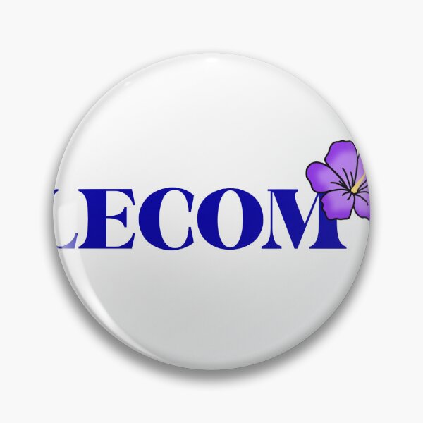 Item preview, LECOM logo hibiscus PURPLE designed and sold by GuavaMatcha3.
