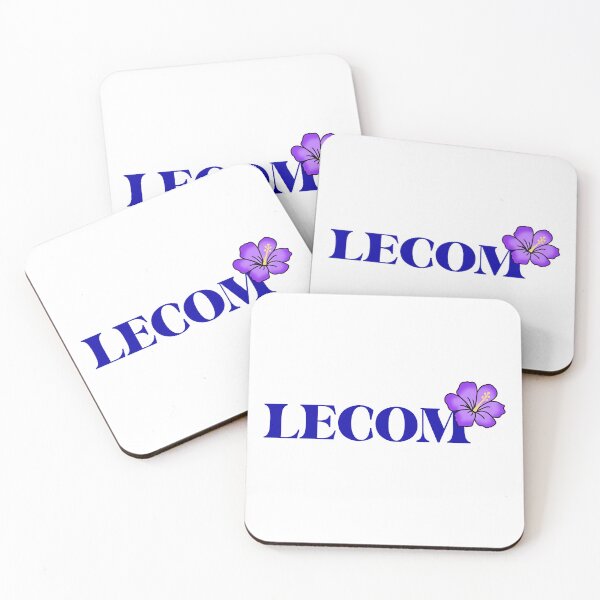 Item preview, LECOM logo hibiscus PURPLE designed and sold by GuavaMatcha3.