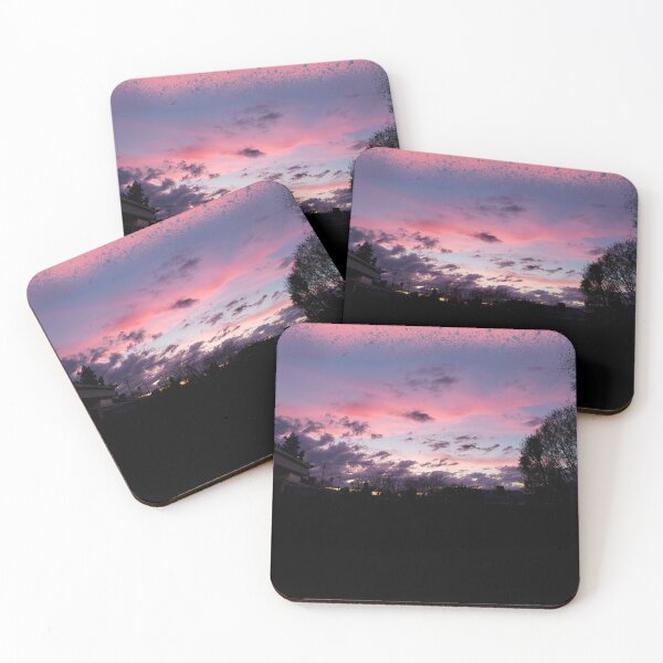 Item preview, Pink Purple Sunset Sky - Dreamy Evening Clouds Photo designed and sold by TheArtOfTreble.