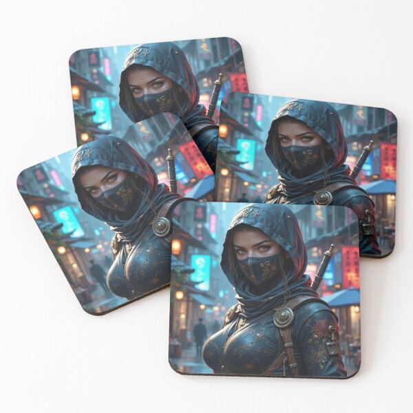 Item preview, Neon Shadow Warrior designed and sold by nhk999.