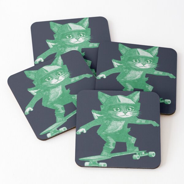 Item preview, cat skater designed and sold by kinpirks.