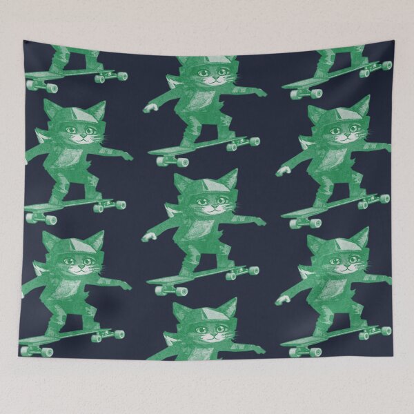 Item preview, cat skater designed and sold by kinpirks.