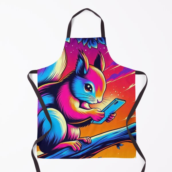Item preview, Curious Squirrel – Modern Forest Glow designed and sold by Dogandesighn.