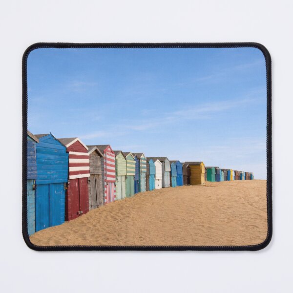 Item preview, Colorful Beach Huts – British Seaside Beach Huts Coastal Landscape Photography designed and sold by chihuahuashower.