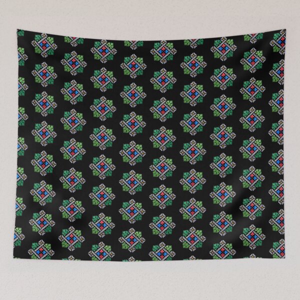 Item preview, Medieval Tile Pattern – Gothic Heraldic Floral Ornament Decorative Design designed and sold by chihuahuashower.
