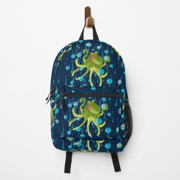 Item preview, "Whimsical Octopus with Fish Bubbles - Cute Kawaii Sea Pattern designed and sold by TheArtOfTreble.