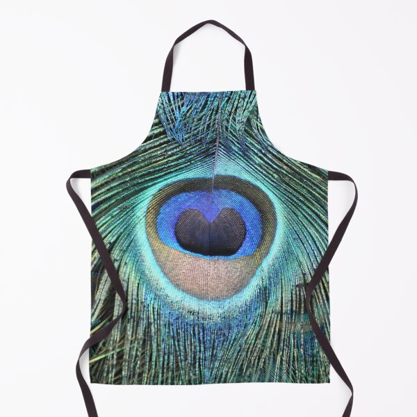 Item preview, Emerald Peacock Feather Texture Iridescent Blue Green Bird Plumage designed and sold by chihuahuashower.