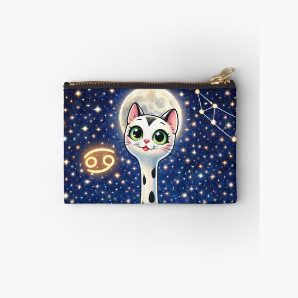 Item preview, Mid Century Modern Cancer Zodiac Cat Celestial Moon Crab designed and sold by chihuahuashower.