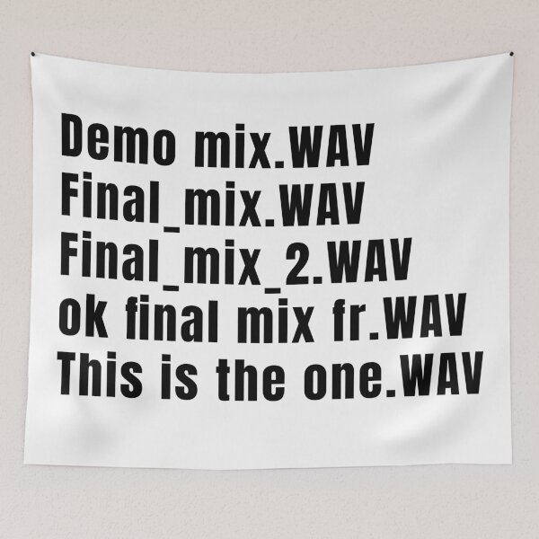 Item preview, Final Mix WAV File Naming Struggle designed and sold by ProducerNation.