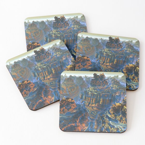 Item preview, Ancient Temples 036 - Fractal Landscapes designed and sold by sbartinspace.