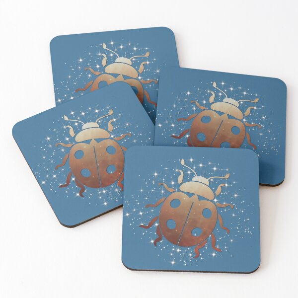 Item preview, Celestial Ladybug Starry Sky illustration designed and sold by 3DDesignSpot.