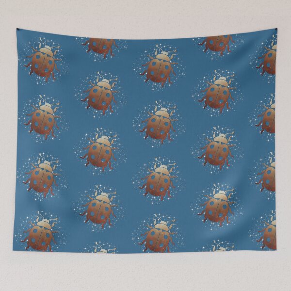 Item preview, Celestial Ladybug Starry Sky illustration designed and sold by 3DDesignSpot.