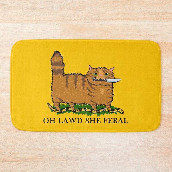 Item preview, Oh Lawd She Feral Spicy Ginger designed and sold by KilkennyCat Art.