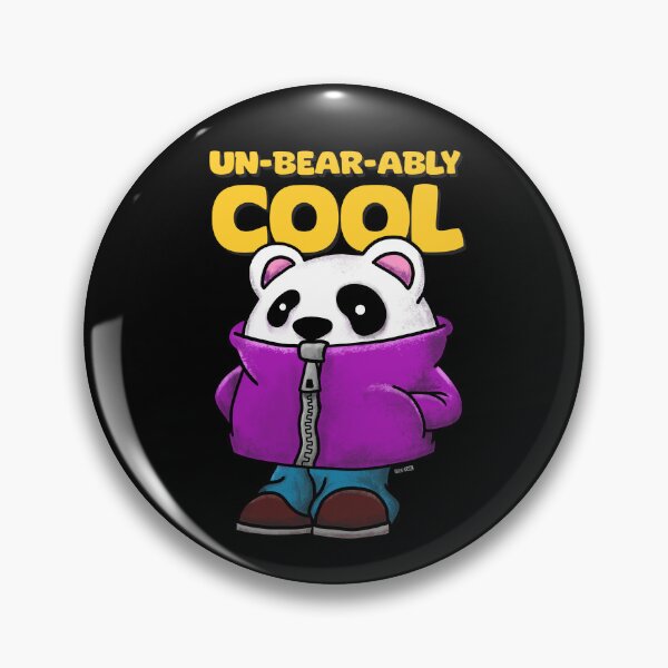 Item preview, Un-Bear-Ably Cool Panda designed and sold by Geek-O-MNL.