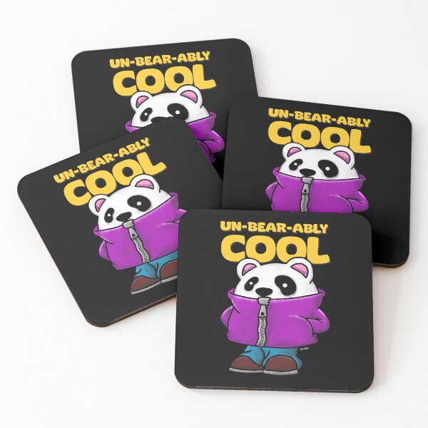 Item preview, Un-Bear-Ably Cool Panda designed and sold by Geek-O-MNL.