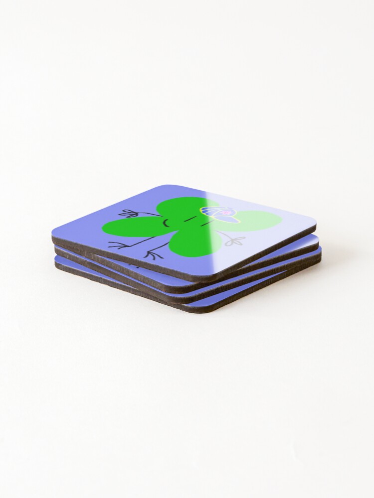 Thumbnail 4 of 5, Coasters (Set of 4), Good luck  designed and sold by ROCIODRAMATICA.