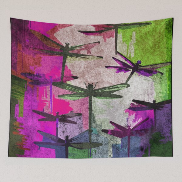 Item preview, Abstract dragonflies designed and sold by kinpirks.