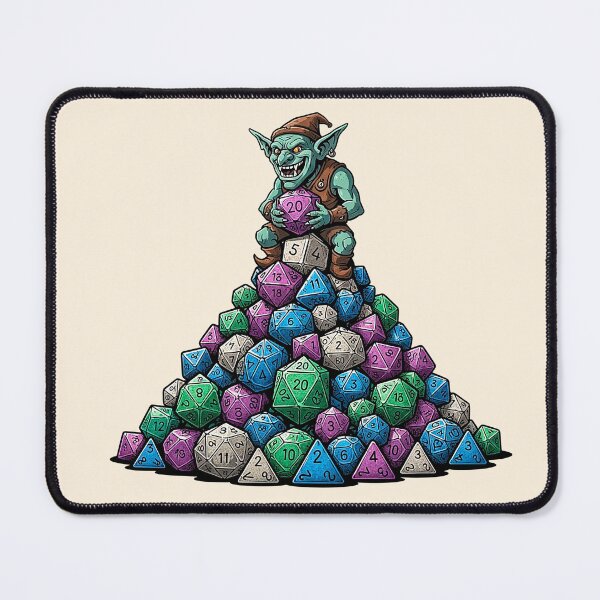 Item preview, Fantasy Goblin Dice Hoard Illustration designed and sold by SholoStudio.