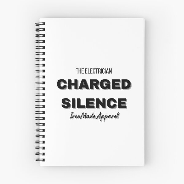 Item preview, Charged Silence Electrician T-Shirt – Power, Precision & Trades Pride Tee for Electricians & Linemen designed and sold by IronMade Apparel.