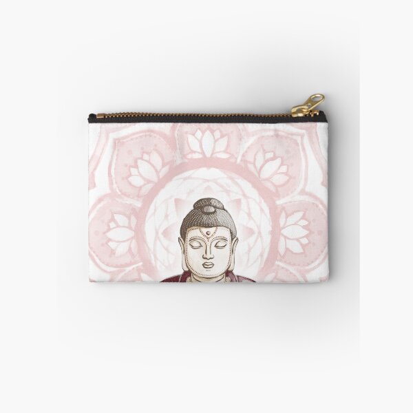 Item preview, Buddha Padma Watercolor - Fawn Earth Wine - Rose Halo designed and sold by Irene Estelle.