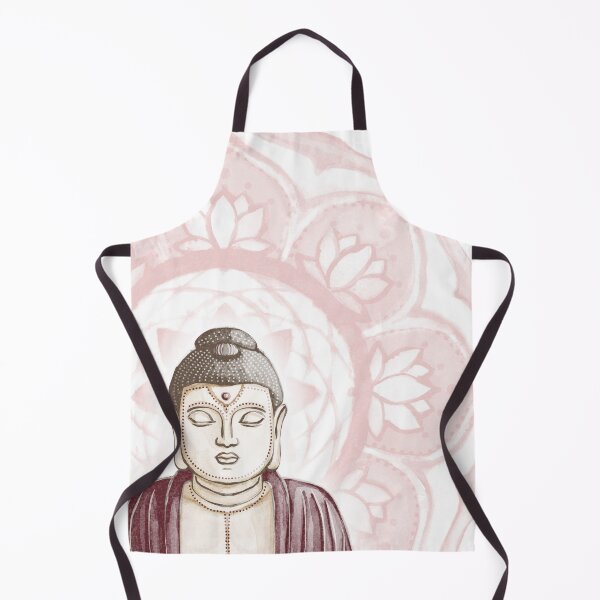 Item preview, Buddha Padma Watercolor - Fawn Earth Wine - Rose Halo designed and sold by Irene Estelle.