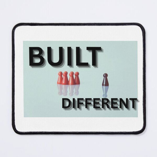 Item preview, Built Different T-Shirt | Unique Mindset Graphic Tee | Stand Out Streetwear | Motivational Quote Shirt | Chess Pawn Design designed and sold by RTchopy.
