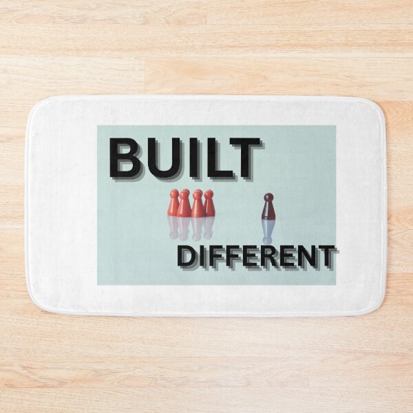 Item preview, Built Different T-Shirt | Unique Mindset Graphic Tee | Stand Out Streetwear | Motivational Quote Shirt | Chess Pawn Design designed and sold by RTchopy.