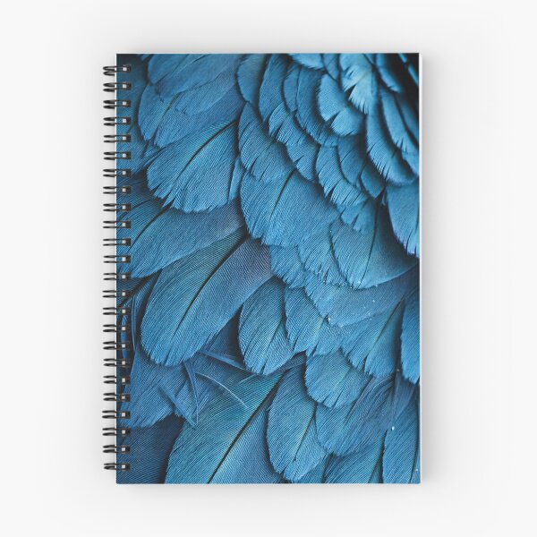 Item preview, Blue Feather Texture – Abstract Bird Feather Pattern Nature Photography designed and sold by chihuahuashower.