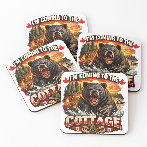 Item preview, I’m Coming to the Cottage Canada T-Shirt – Funny Canadian Cabin Vacation Design designed and sold by Wear Sculpt.