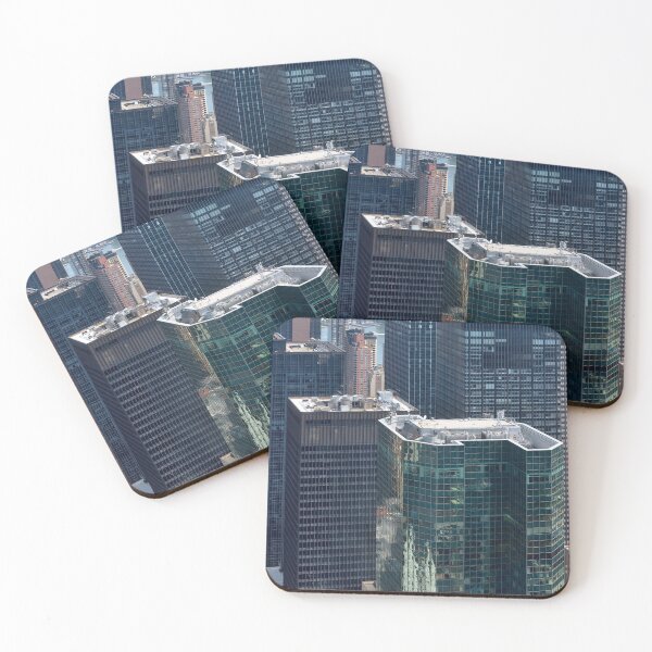 Item preview, Manhattan, NYC, view of skyscrapers from above, Original photography designed and sold by studio838.