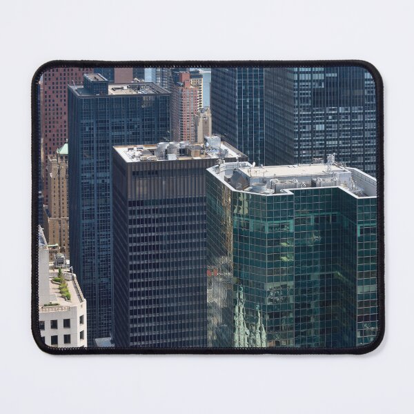 Item preview, Manhattan, NYC, view of skyscrapers from above, Original photography designed and sold by studio838.