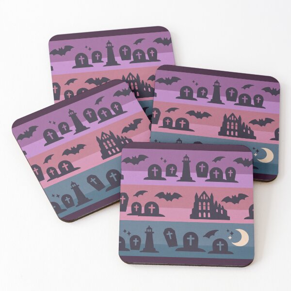 Item preview, Whitby Gothic Seaside – Pastel Goth Coastal Pattern designed and sold by chihuahuashower.