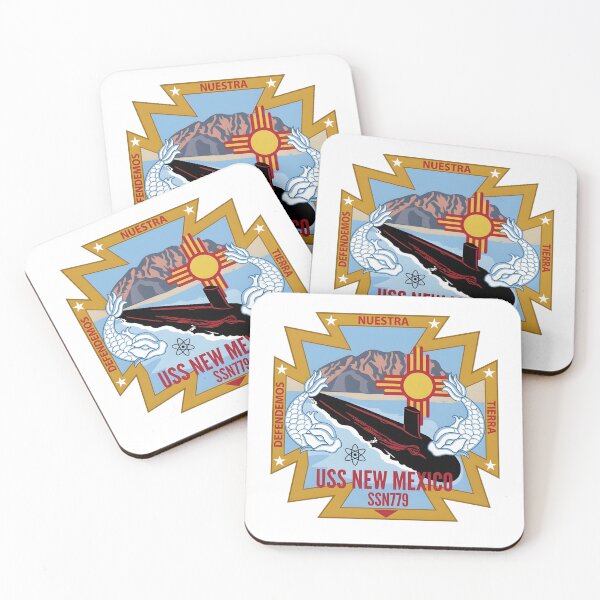 Item preview, Official Crest and Patch of the USS New Mexico (SSN 779) Submarine designed and sold by CharlieDesings.