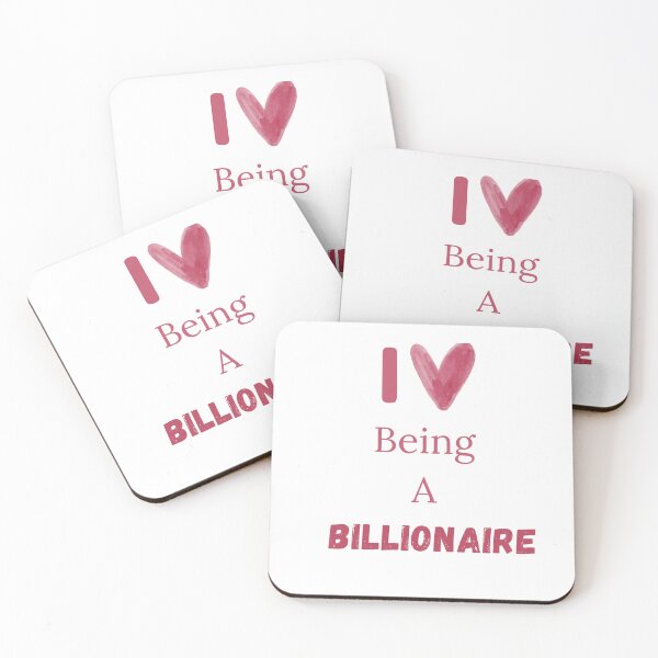 Item preview, I Love Being A Billionaire - Aesthetic Wealth Affirmation & Lucky Girl Quote designed and sold by Dharaamagnetiix.