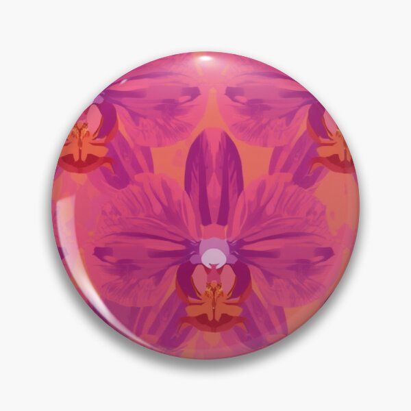 Item preview, Floral Pattern Exotic Orchids Pink and Fuchsia designed and sold by ViralVibeLab.