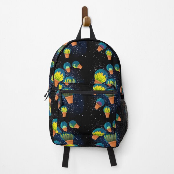 Item preview, Floating Succulent Terrariums in Space - Cosmic Plant Pattern designed and sold by TheArtOfTreble.