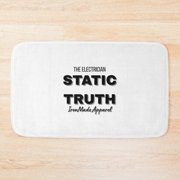 Item preview, Static Truth Electrician T-Shirt – Bold Electrical Humor Tee for Electricians, Linemen & Skilled Trades Pros designed and sold by IronMade Apparel.