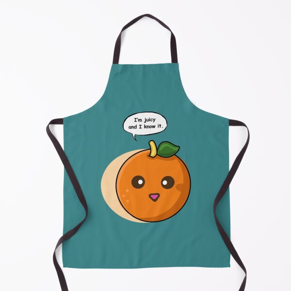 Item preview, Funny Orange Pun Sticker – “I’m Juicy and I Know It” Cute Cartoon Fruit Design designed and sold by RositaArtStudio.