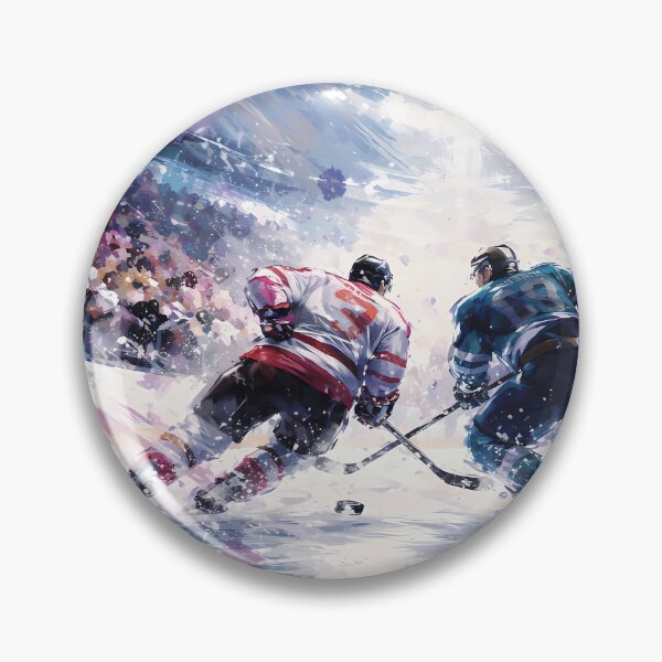 Item preview, Intense Hockey Match on Ice designed and sold by cuprum.