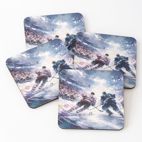 Item preview, Intense Hockey Match on Ice designed and sold by cuprum.