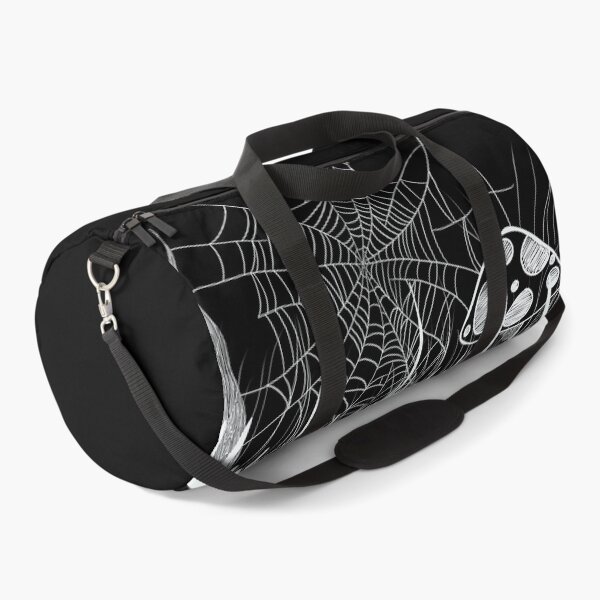 Item preview, Spooky Spider Web & Mushrooms - Gothic Halloween Line Art designed and sold by TheArtOfTreble.