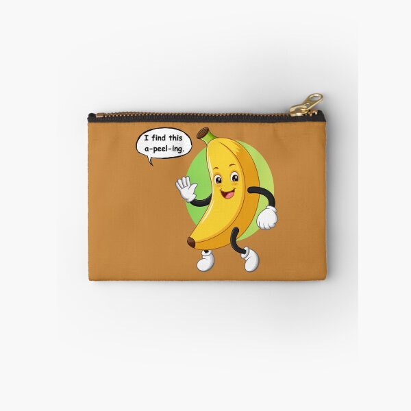 Item preview, Funny Banana Pun Sticker – “I Find This A-Peel-ing” Cute Cartoon Fruit Design designed and sold by RositaArtStudio.