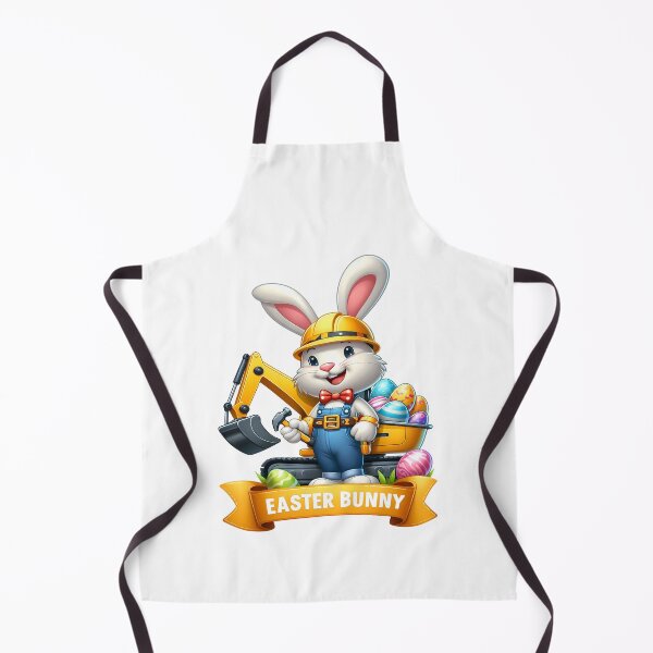 Item preview, Easter Bunny Builder – Cute Construction Bunny Easter Design designed and sold by Art-Arcade6.